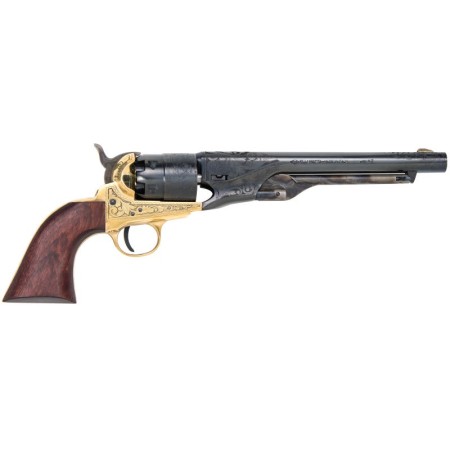 Traditions 1860 Army Engraved Blued, .44 Caliber, Black Powder Revolver