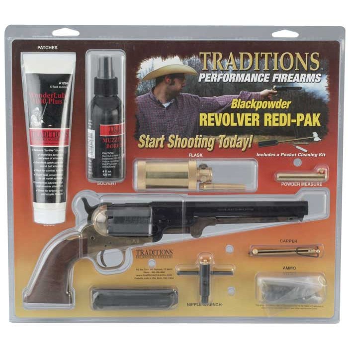 Traditions 1858, Trad Frs18581  1858 Army 44 Redi-pak