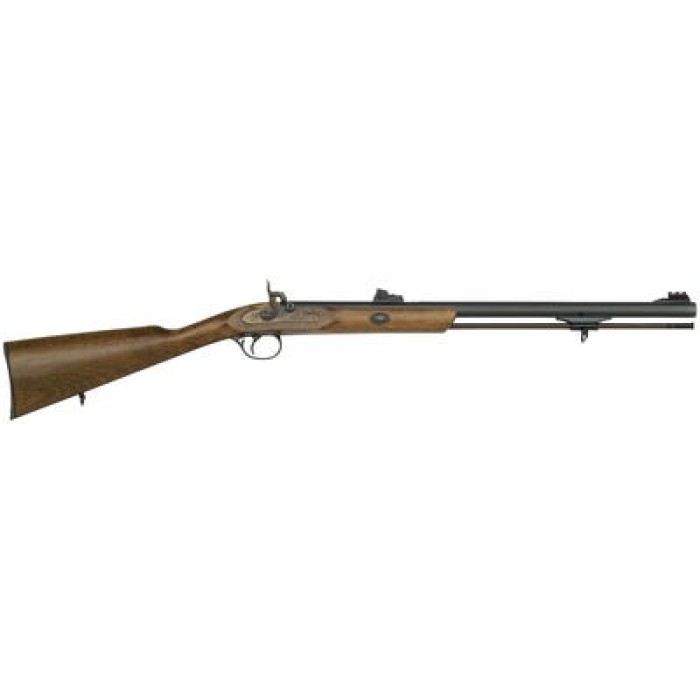 Traditions Black Powder Deerhunter Muzzleloader .50 Caliber Percussion 24" Blue Octagonal Barrel Williams Metal Fiber Optic Sights Hardwood Stock