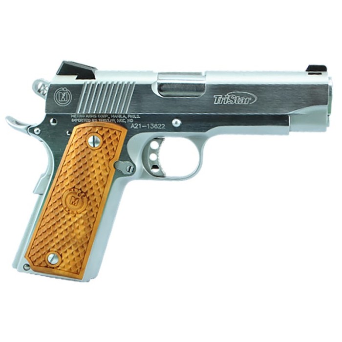 AMERICAN CLASSIC COMMANDER 1911 HGA 45 AUTO 4.25 IN BBL ADJ RS CHROME 1/8RD MAG