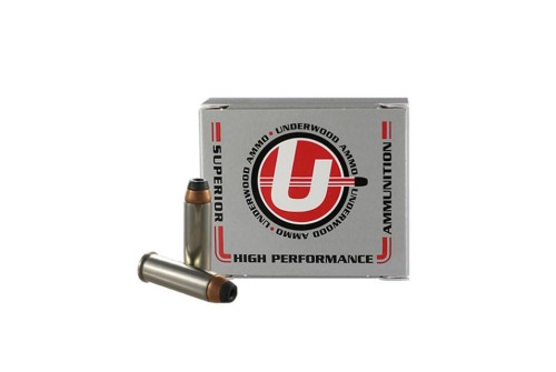 Underwood Ammo .41 Remington Magnum 210 Grain Jacketed Hollow Point Nickel Plated Brass Cased Pistol Ammo, 20 Rounds, 430