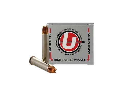 Underwood Ammo .45-70 Government +P 305 Grain Solid Monolithic Nickel Plated Brass Cased Rifle Ammo, 20 Rounds, 849