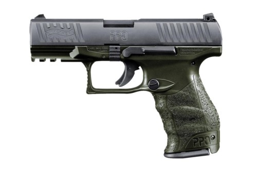 Walther Arms Ppq M2 9Mm OD Green 15+1 4" 2819252 723364210907