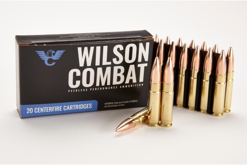 Wilson Combat Sierra .300 AAC Blackout 220 Grain Hollow Point Boat Tail Brass Cased Pistol Ammunition, 20 Round, A300BLK-220-HPBT-20RD