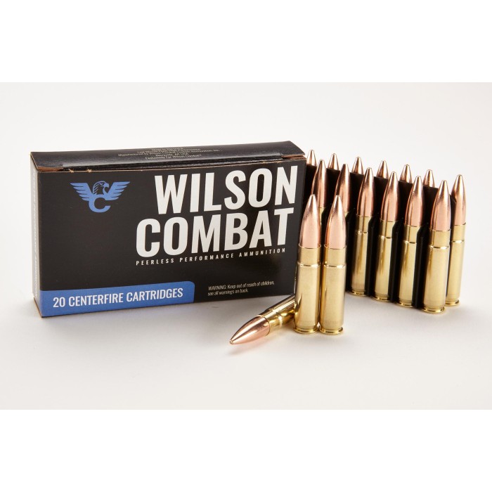 Wilson Combat Sierra .300 AAC Blackout 220 Grain Hollow Point Boat Tail Brass Cased Pistol Ammunition, 20 Round, A300BLK-220-HPBT-20RD