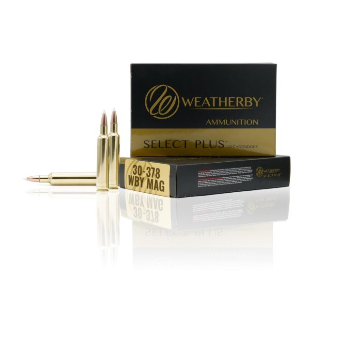 Weatherby Select Plus Rifle Ammunition 30-378 Wby Mag 180 GR Scirocco 3500 Fps 20/Ct F303180SCO 747115452019