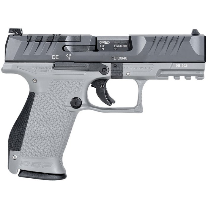 Walther PDP Compact Gray 9mm 4" Barrel 15-Rounds Optics Ready