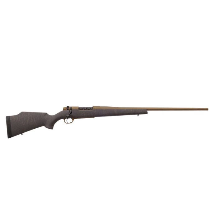 Weatherby Mark V Weathermark Burnt Bronze Cerakote Bolt Action Rifle - 243 Winchester - 22in