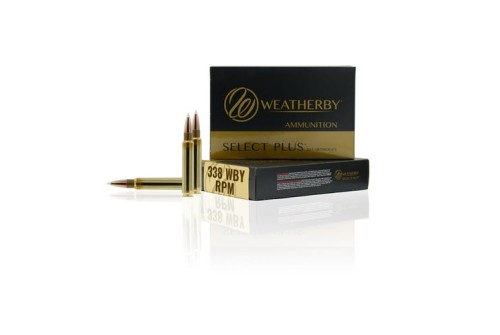 Weatherby Select Plus Barnes TTSX Rifle Ammunition .338 WBY RPM 225gr PT 2800 fps 20/ct