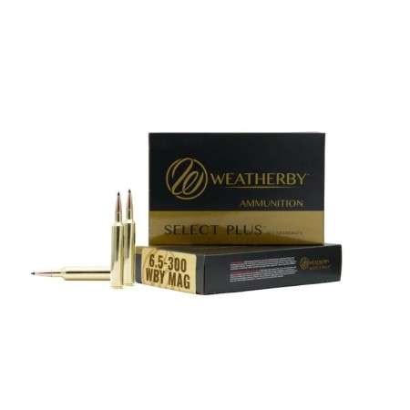 Weatherby Select Plus Brass 6.5-300 Wby. Mag 129 Grain 20-Rounds Hammer Custom