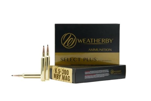 Weatherby Select Plus Brass 6.5-300 Wby. Mag 129 Grain 20-Rounds Hammer Custom