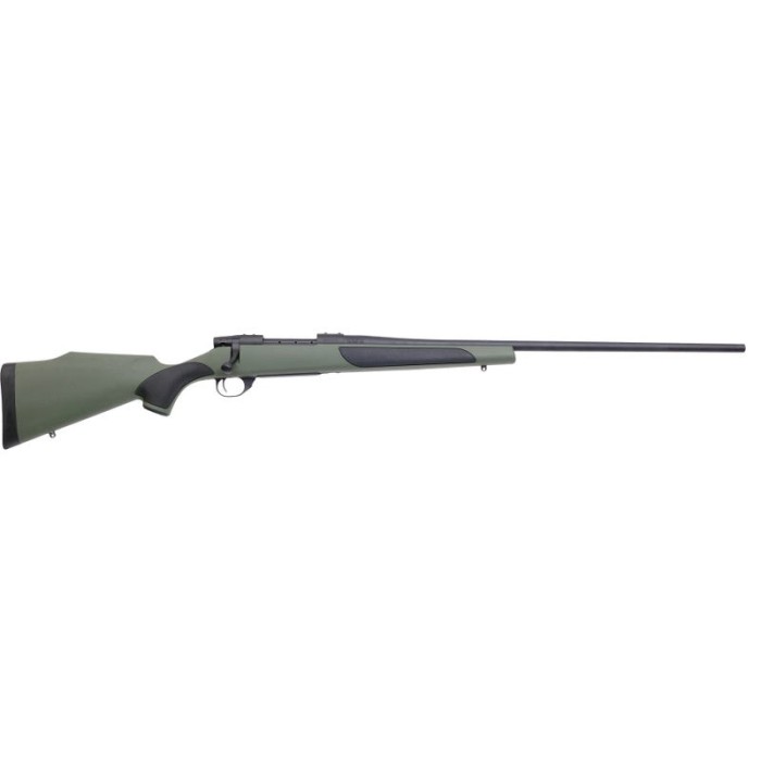 Wby Vanguard Synthetic .22-250 - Rem 24" M.blued Green Syn