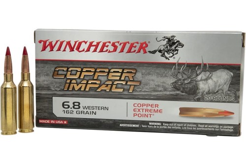 Winchester Ammo X68WLF Expedition Big Game Long Range 6.8 Western 162 gr AccuBond Long Range 20 Bx