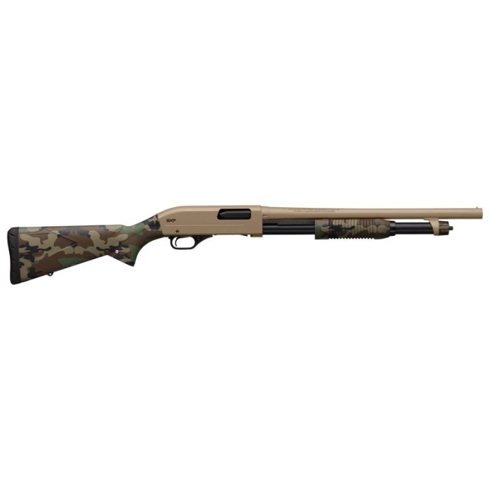 Winchester SXP Defender 12 Gauge Shotgun 18" Barrel 5 Rounds 3" Chamber FDE