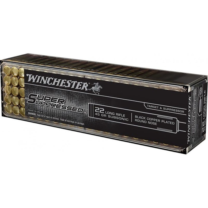 SUPER SUPPRESSED 22 LONG RIFLE AMMO - 105-000-982WB 22 LONG RIFLE 40GR HOLLOW POINT 100/BOX