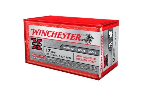 Winchester Super X .17 HMR 20 gr XTP 50 Rounds Ammunition - X17HMR1