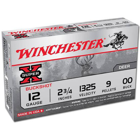 Winchester Ammo Super X, Win Xb1200100     12 00bk Buck  10/10  100 Anvrsy