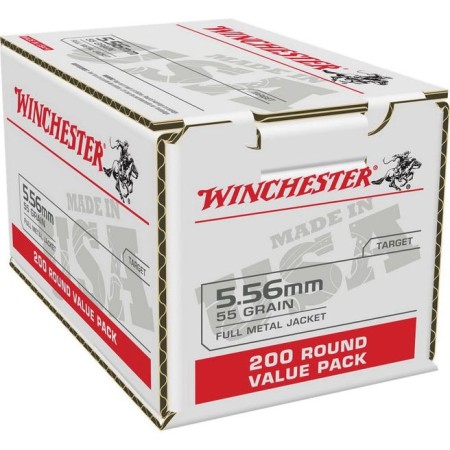 5.56x45 - 55 Grain FMJ - Winchester USA - 800 Rounds