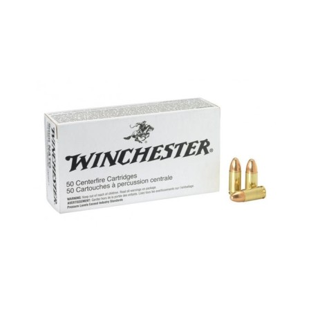 9x21mm IMI - 124 Grain FMJ - Winchester Super-X - 50 Rounds