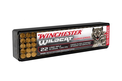 WILDCAT 22 LONG RIFLE AMMO - 105-004-636WB 22 LONG RIFLE 40GR LEAD ROUND NOSE 100/BOX