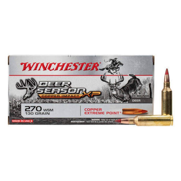 Win Deer Season 270wsm 130gr 20/200