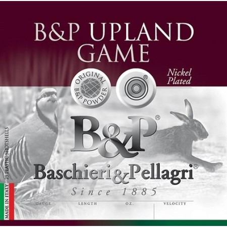 Baschieri & Pellagri Upland Game Shotshells- 28 ga 2-3/4 In 1 oz Size 7.5 1210 fps 25/ct, 28B1UP75