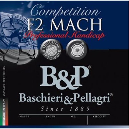 B&P F2 Mach Professional Handicap Shotshells 12 ga 2-3/4