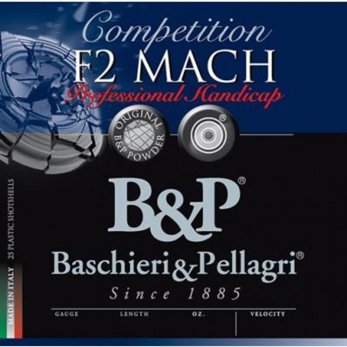 B&P F2 Mach Professional Handicap Shotshells 12 ga 2-3/4