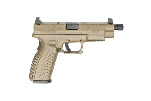 Springfield XDM OSP 9mm Threaded Barrel Pistol, Flat Dark Earth - XDMT9459FHCOSP