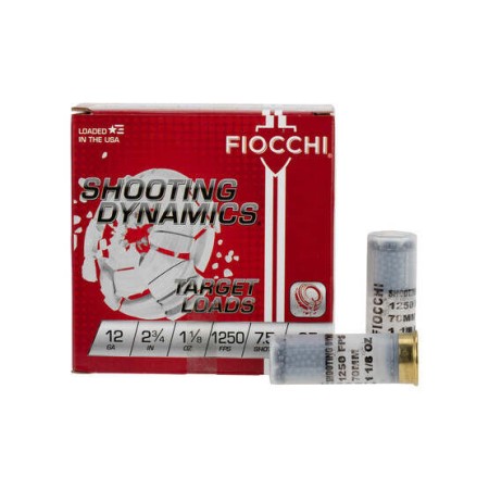 Fiocchi 12 GA, 2-3/4in. 1-1/8oz. #7.5 Shot - 250 Rounds [MPN: 12SD18X7]