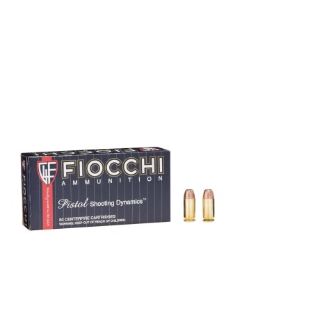 Fiocchi Pistol Shooting Dynamics Handgun Ammunition .45 ACP 200 gr JHP 890 fps 50/box, 45B500 USA