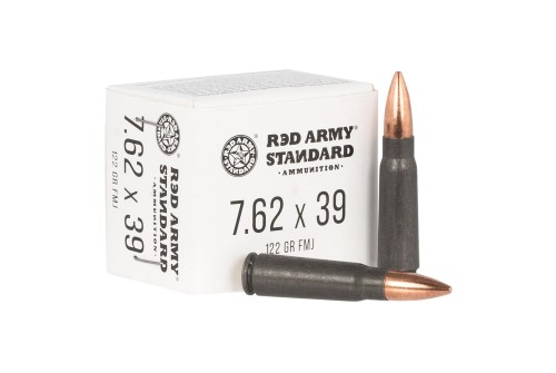 Century Arms Red Army Rifle Ammunition 7.62X39mm 122Gr Fmj 1000/Ct Case (50 Boxes OF 20/Ct) AM3265 CASE