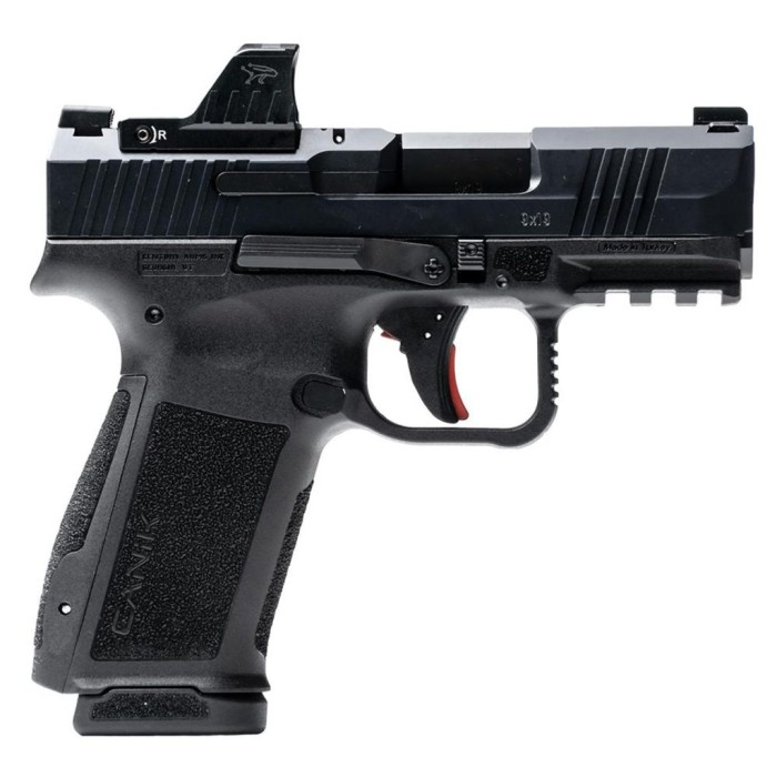 CANIK METE MC9L 9mm 3.18in 17rd Black Semi-Automatic Pistol with MeCANiK MO1 Red Dot (HG7882V-N)