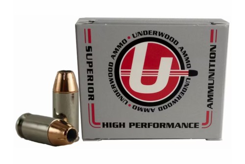 Underwood Ammunition 45 Super 185 Grain Jacketed Hollow Point Box of 20