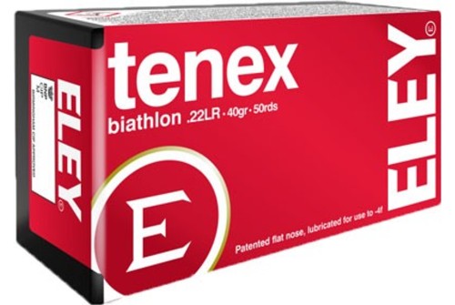 22 LR - 40 Grain LFN - Eley Tenex Biathlon - 50 Rounds