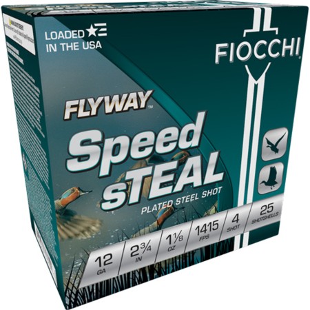 Fiocchi Flyway Steal 12Ga 2.75 #4 1415Fps 1-1/8 25Rd 10Bx/Cs 12FST4