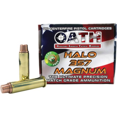 OATH HALO 357 123G 20/24 - Brass Casing