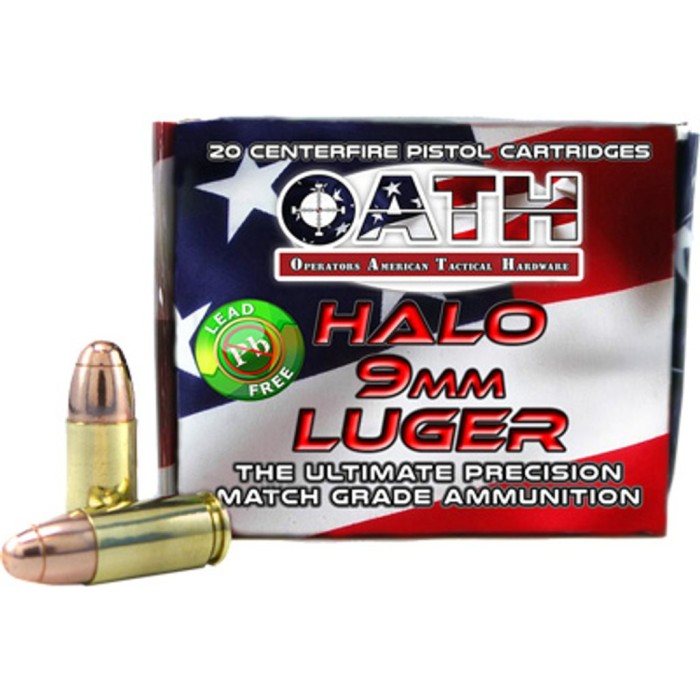 OATH HALO 9MM 135G 20/24 - Brass Casing