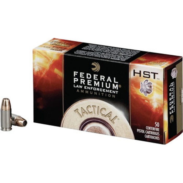 Federal .40SW 180 GR, JHP 50RD 20/box JHP