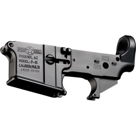 Patriot Ordnance Factory Patriot Ordnance Factory P-15 Lower Receiver, Mil-Spec Stripped, Black 00729