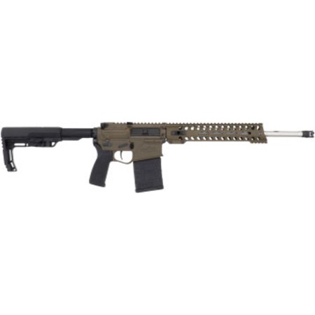 Patriot Ordnance Rogue 308 Win/7.62 NATO, 16.5" 1:8 Stainless Match-Grade Barrel, Micro-B Brake, Patriot Brown Rec, MFT Grip-Stock, 11" M-Lok Renegade Rail, Mil-Spec Trig, 20rd