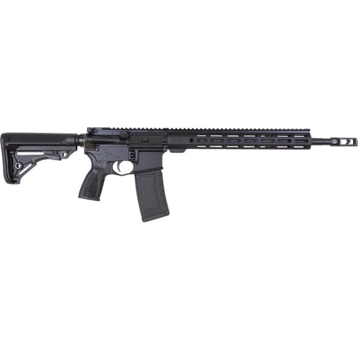 Bushmaster Bravo Zulu 5.56x45mm, 16" Barrel, Black, 14" M-Lok, 6 Position Collapsible Stock, 30rd