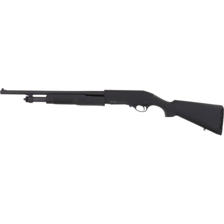 EAA Akkar Churchill 620 Combo 20 Ga, 3", 18.5" & 26" Barrels, Black, 18.5"-Ramp Front Sight, Cyl Fixed Choke, 26"- Fiber Optic Bead, Impr Cyl/Mod/Full Chokes, 4rd Rounds