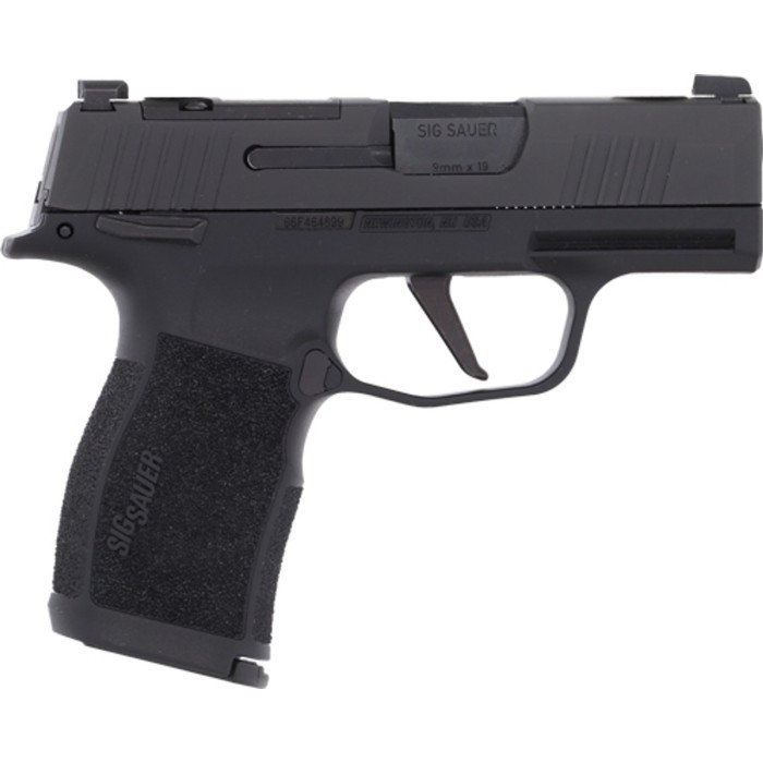 Sig P365X, 9mm, 3.1" Barrel, Night Sights, Optic Ready, Manual Safety, Black, 10rd