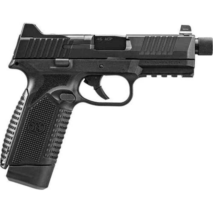 FN 545 Tactical 45 ACP, 4.71" Barrel, Black, Picatinny Rail, 10rd