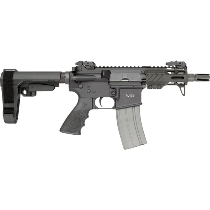 Rock River Arms RUKI-15 AR-15 Pistol 223/5.56 NATO 4.5" Barrel, SBA3 Tactical Arm Brace, 30rd Magazine