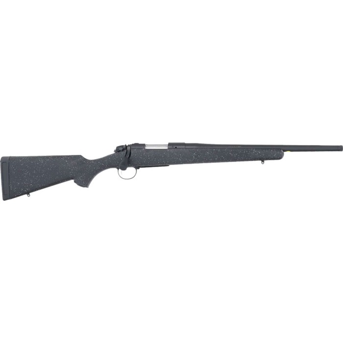 Bergara B-14 Ridge Special Purpose Short Barrel 6.5 Creedmoor, 18" Barrel - Threaded 5/8-24, Cerakote Finish, Black, Black/Gray Stock, Hinged Floorplate, Fits Rem 700 Scope Base, 4rd