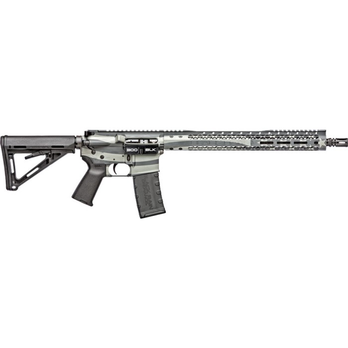 Black Rain Ordnance Spec+ .300 Blackout, 16" Barrel, Patriot Rifle, Obsidian Flag, 30rd