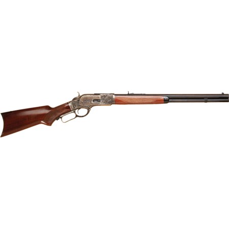 Cimarron 1873 Short Rifle 38-40 Win, 20" Barrel, Walnut Stock, Buckhorn Sights, 10rd