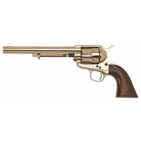 Cimarron Cavalry Scout .45 Long Colt 7.5" 6rd Polished Nickel/walnut